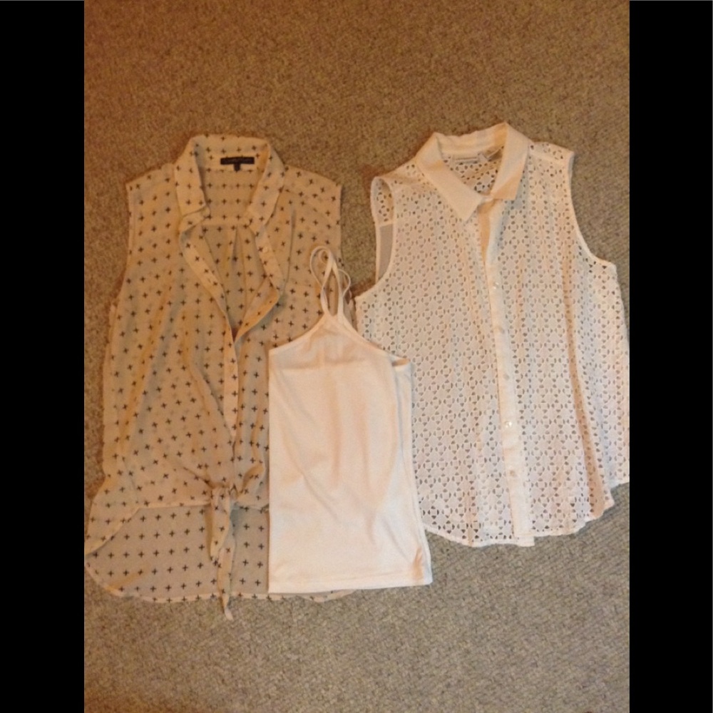Sleeveless Shirts & Camisole